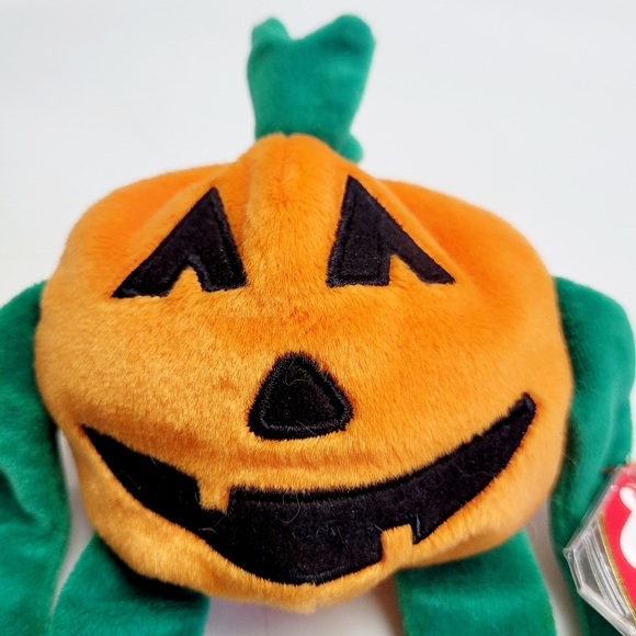 Vintage 1998 Original Ty Beanie Baby Pumpkin - Picture 2 of 9